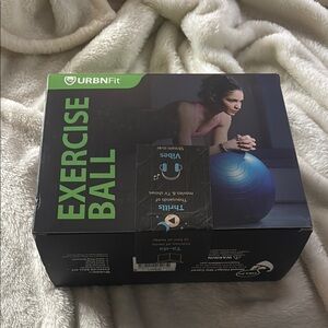 Gaiam Black Exercise Ball for Core Strength